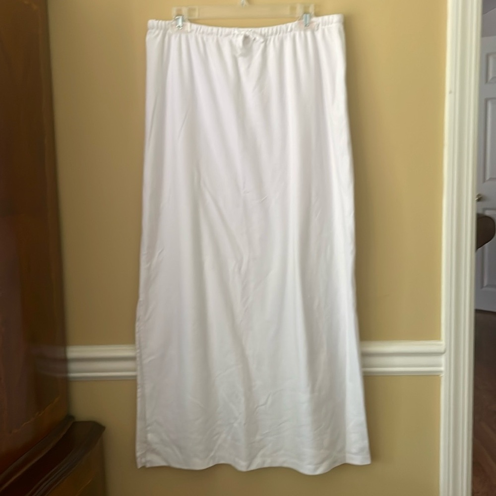 Catalina white maxi skirt